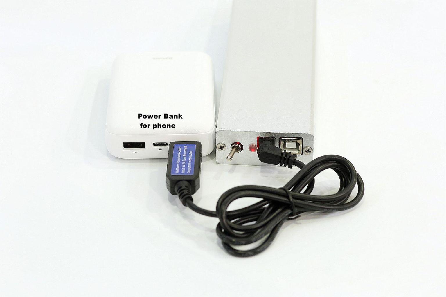 WeMacro rail (100mm type，with power bank cable for outside) Wemacro Rail