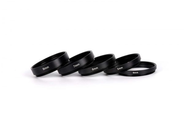 Multiple M42 * 1 adjustment rings