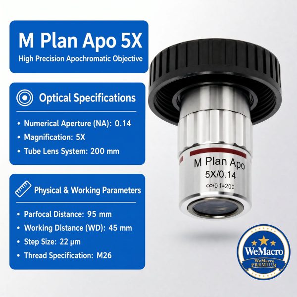 5X M PLAN APO 95MM Parfocal